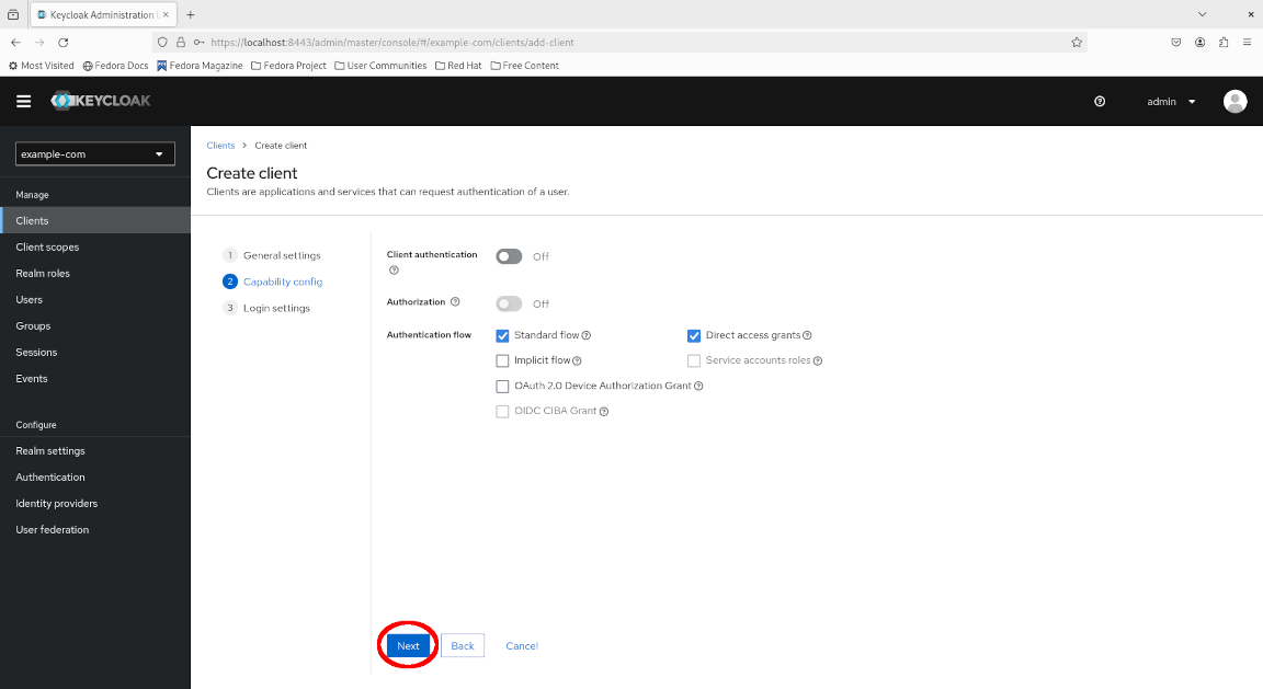 example-com client application capability config